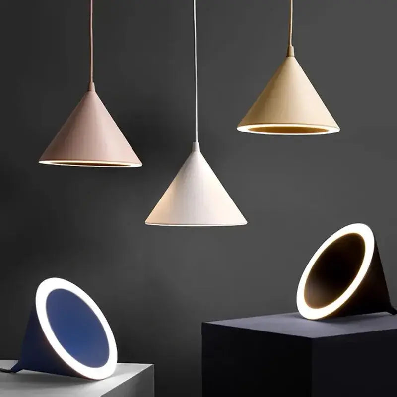 Gold Cone Pendant Lamp