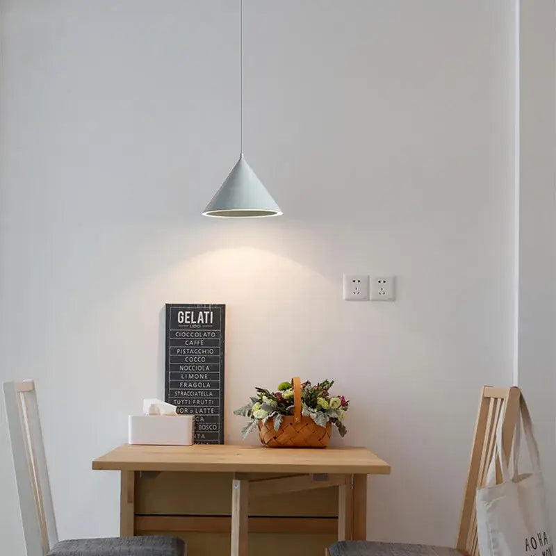Gold Cone Pendant Lamp