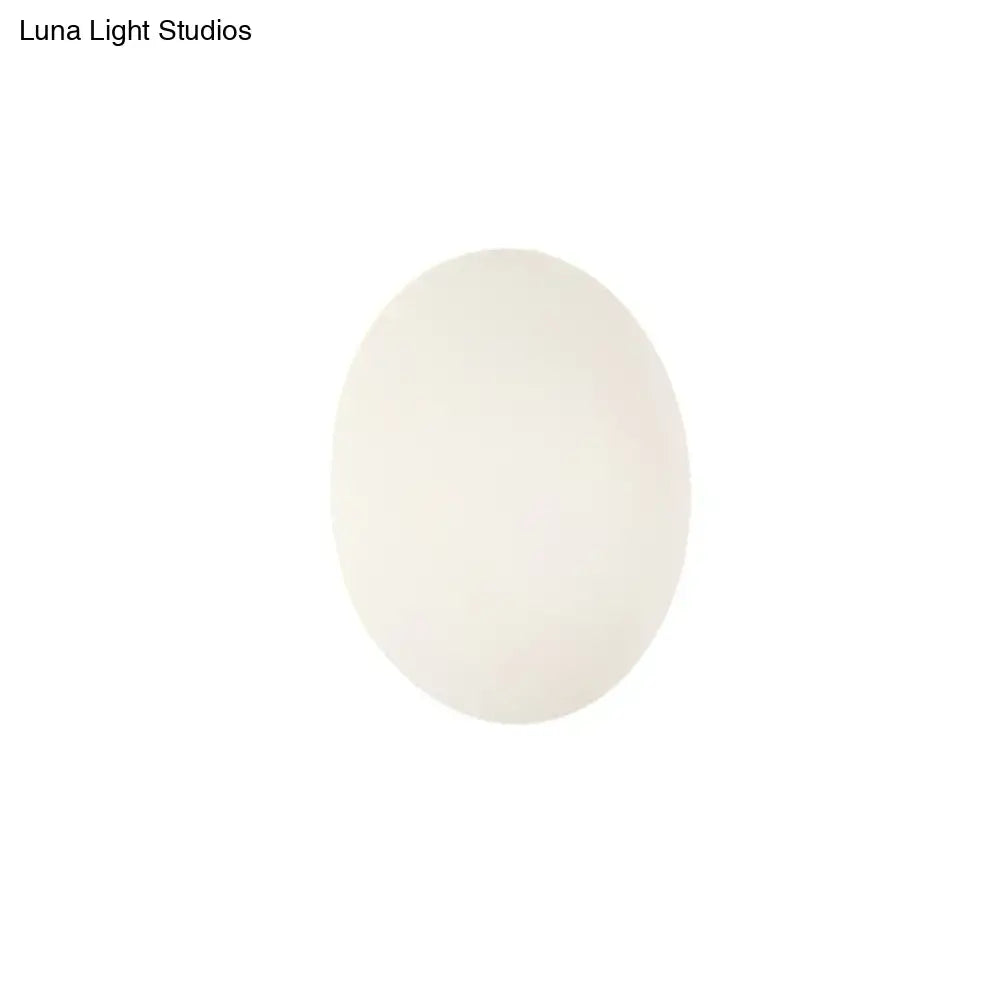 Gold LED Wall Light Circular Design