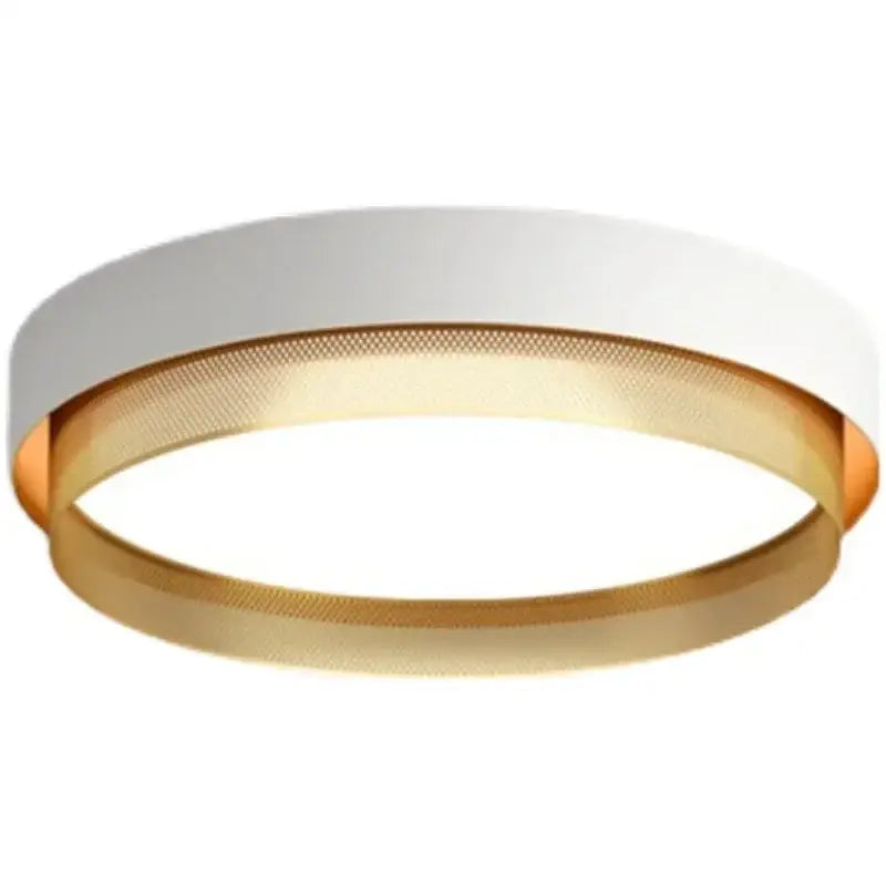 Gold Metal Grid Ceiling Light