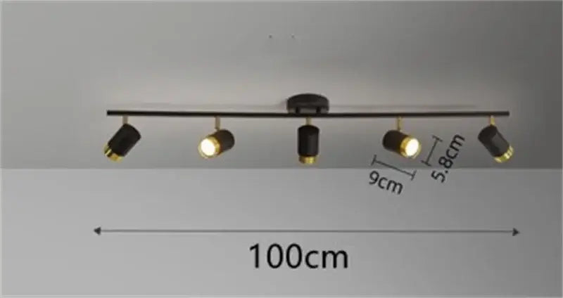 Gold Ceiling Chandelier Spotlight