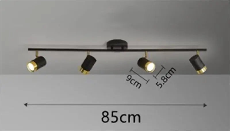 Gold Ceiling Chandelier Spotlight