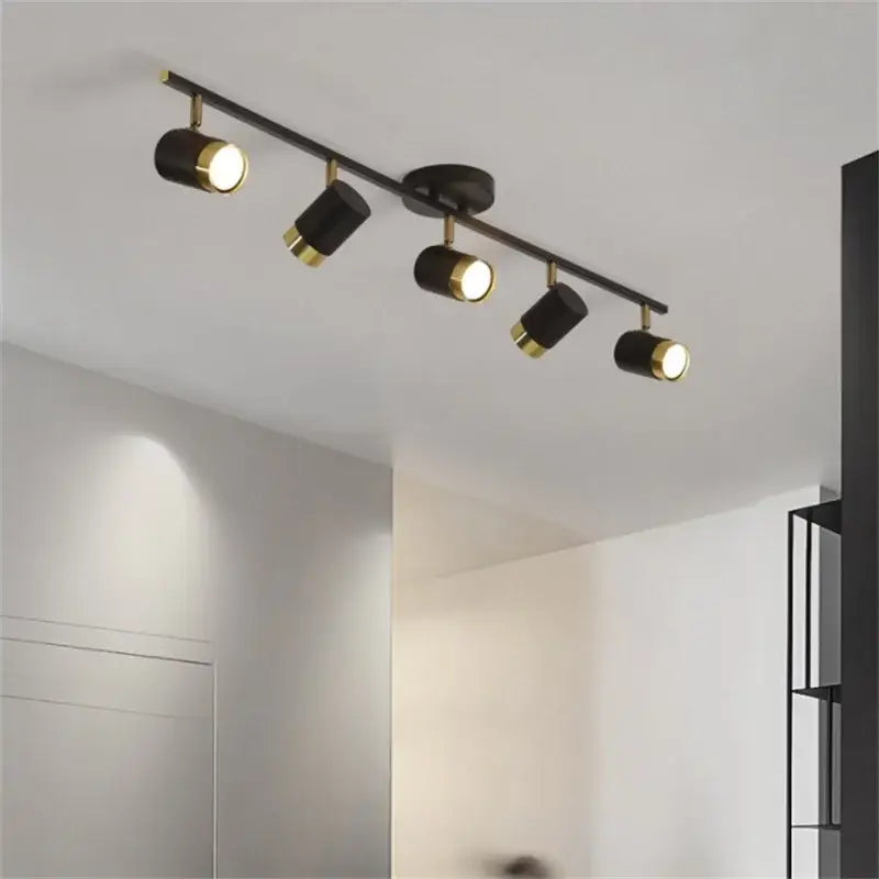Gold Ceiling Chandelier Spotlight