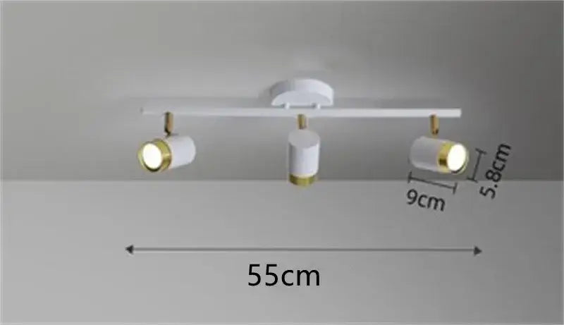 Gold Ceiling Chandelier Spotlight