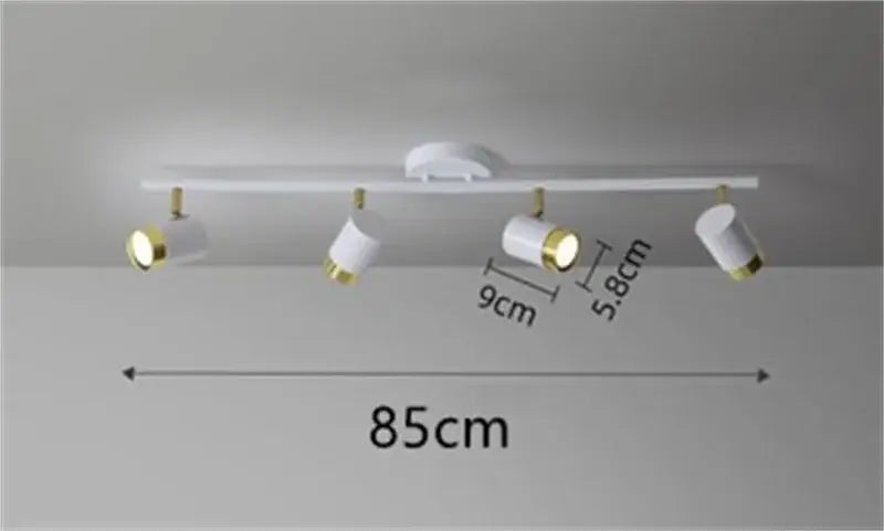 Gold Ceiling Chandelier Spotlight