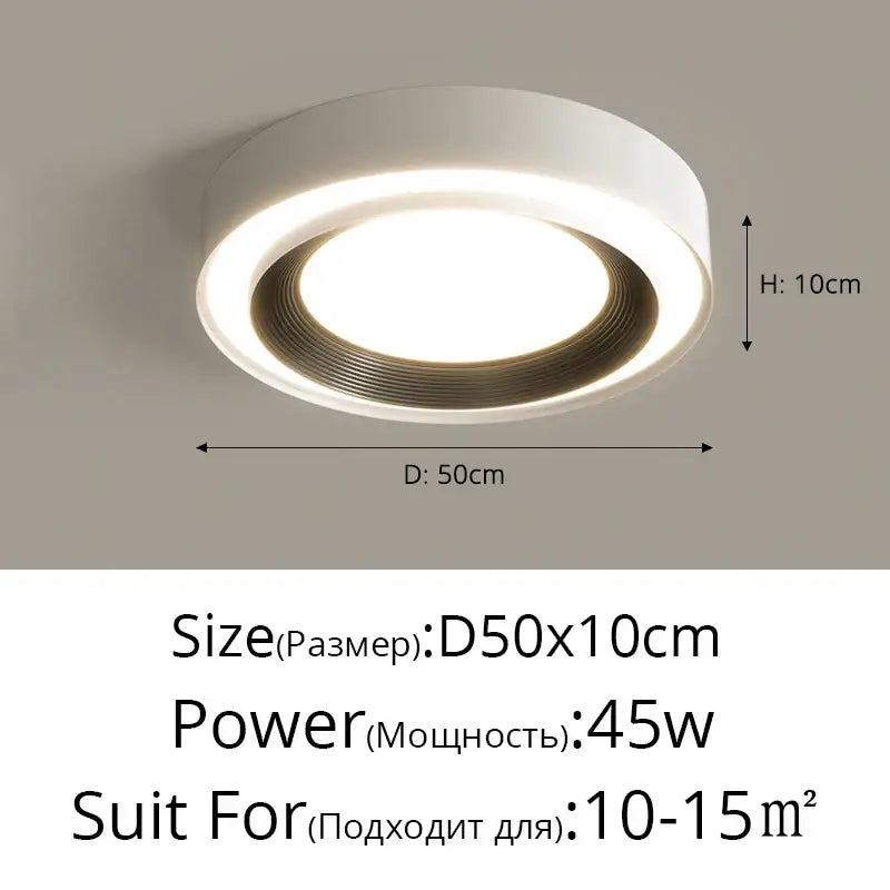 Gold Circular Chandelier Light