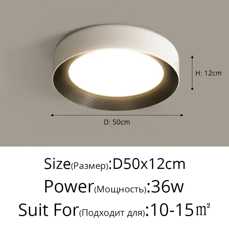 Gold Circular Chandelier Light