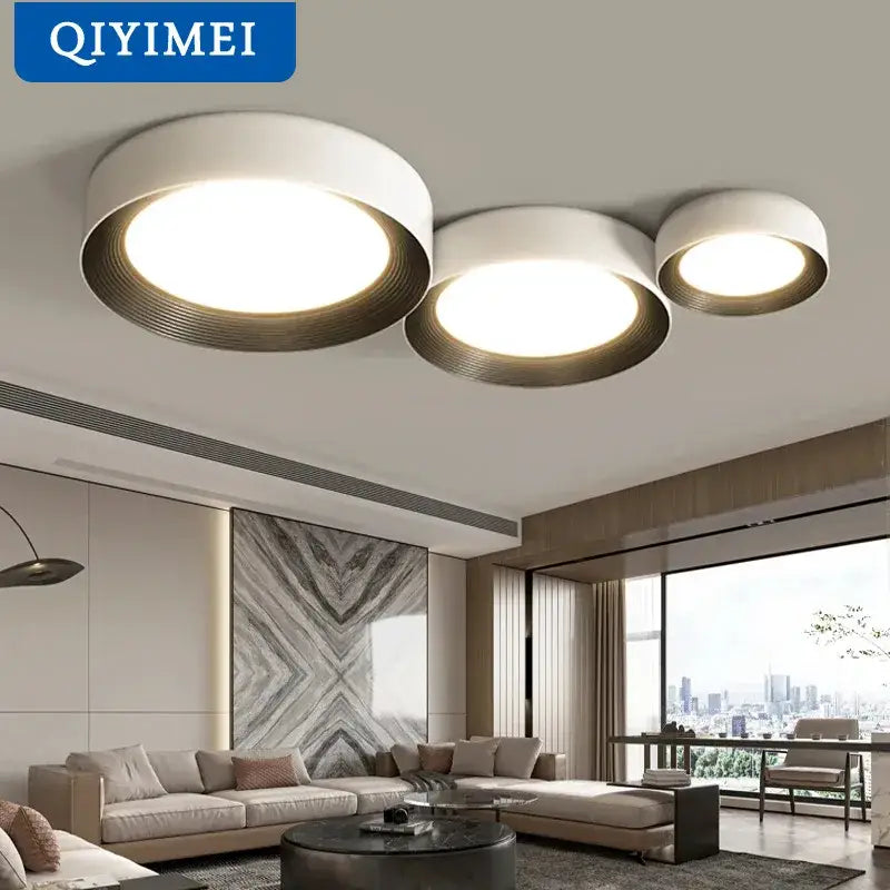 Gold Circular Chandelier Light