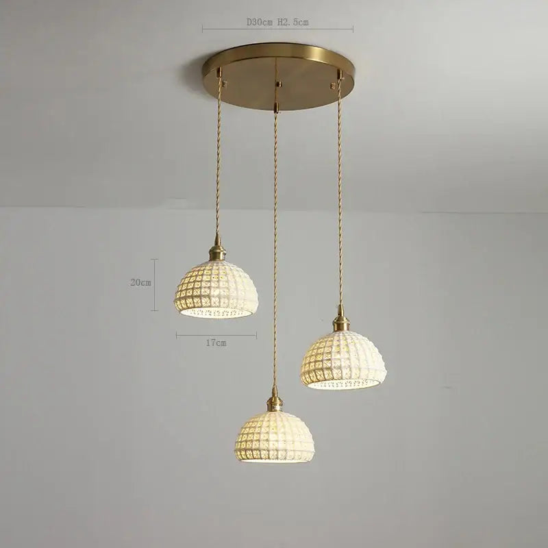 Gray Ceramic Pendant Light