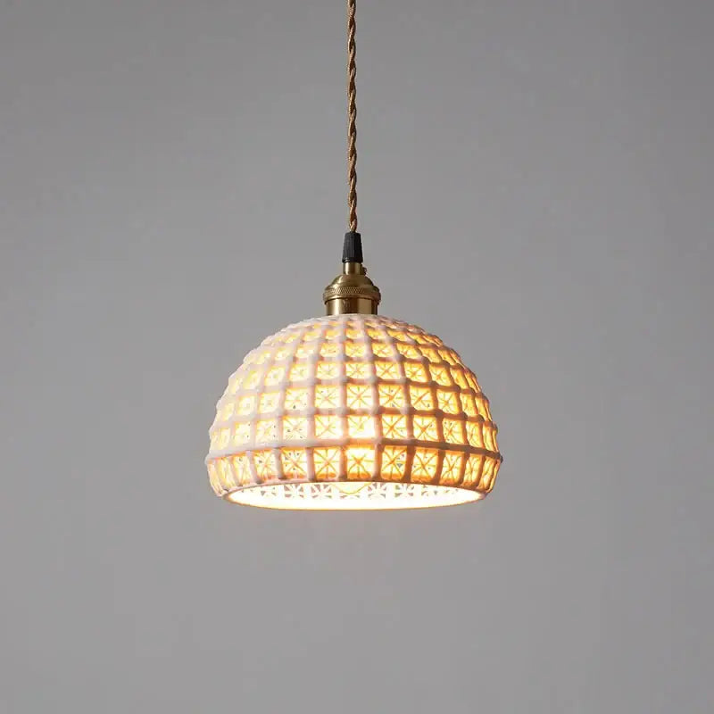 Gray Ceramic Pendant Light