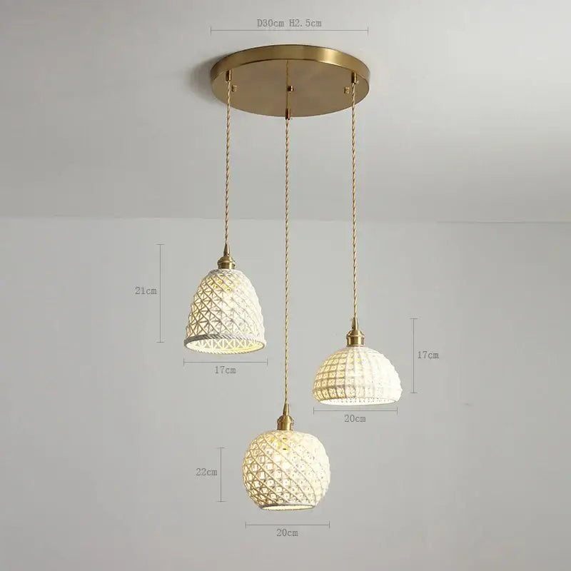 Gray Ceramic Pendant Light