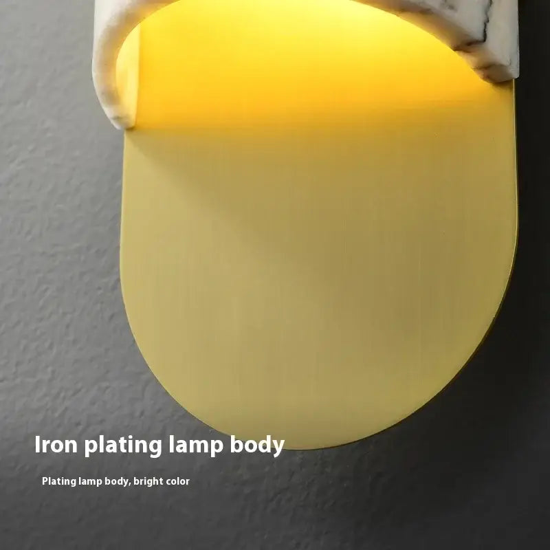 Gray Marble LED Sconce