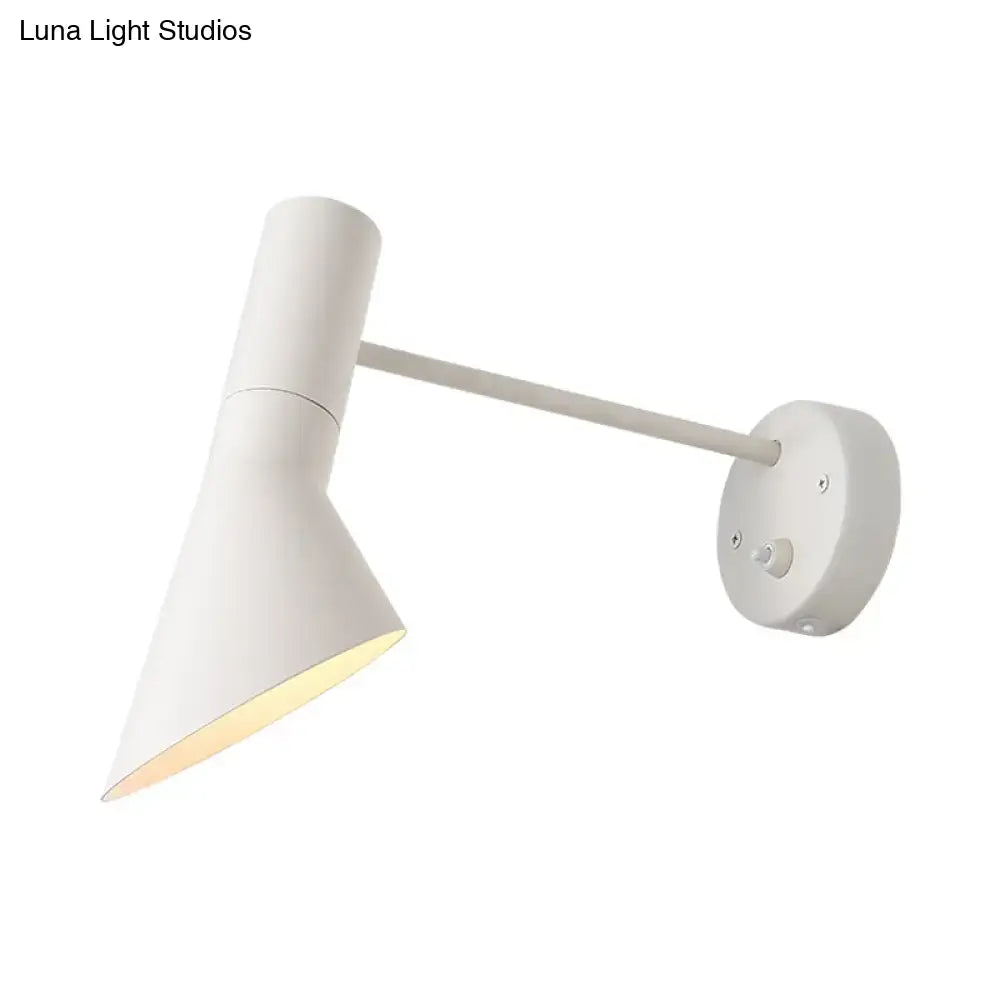 White Rotating Wall Sconce