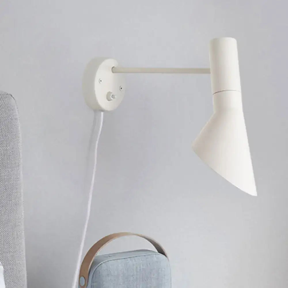 White Rotating Wall Sconce