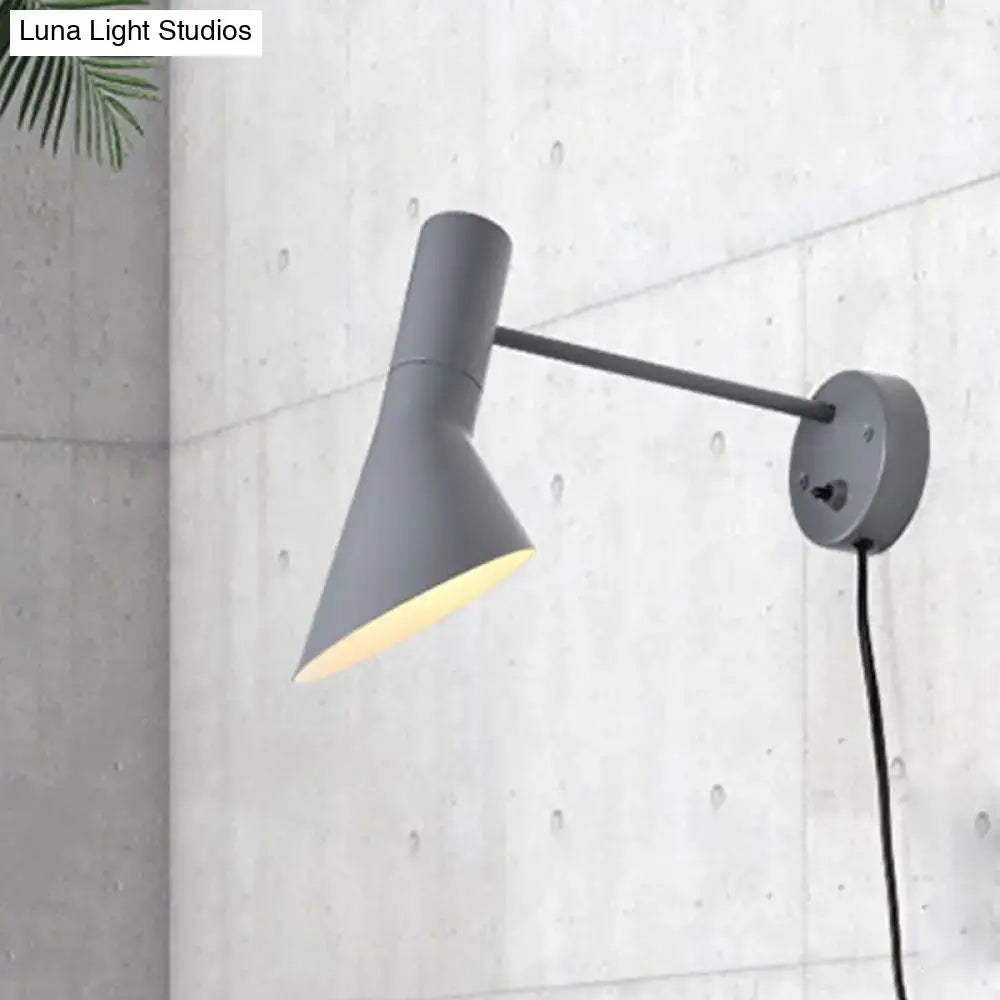 White Rotating Wall Sconce