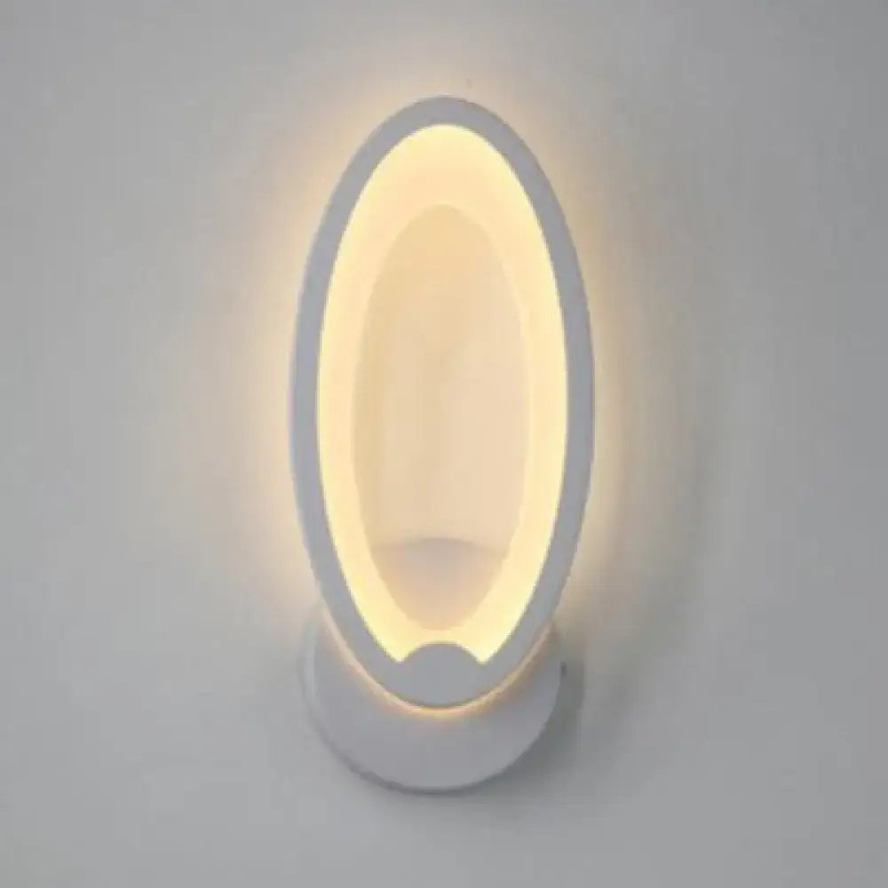 White Heart LED Sconce