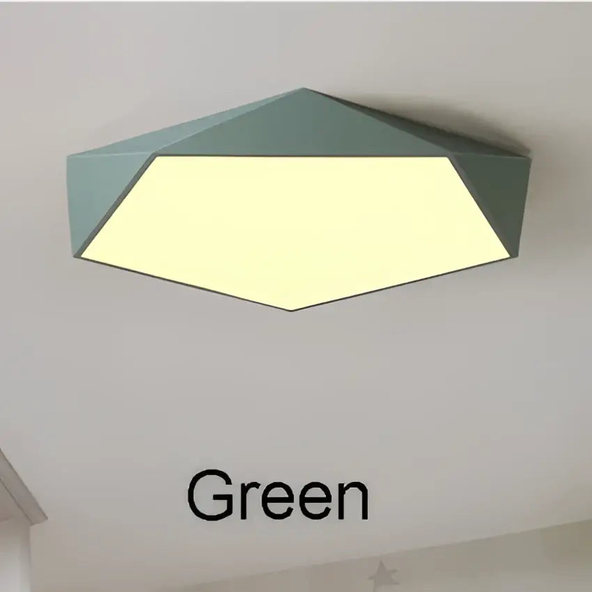 White Hexagonal LED Lamp