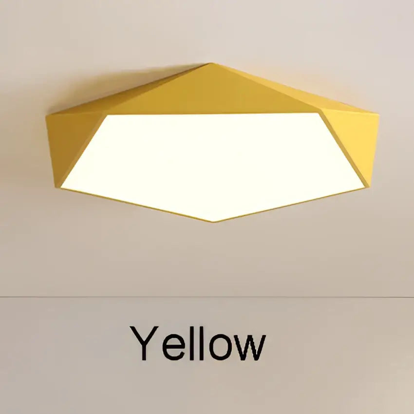 White Hexagonal LED Lamp