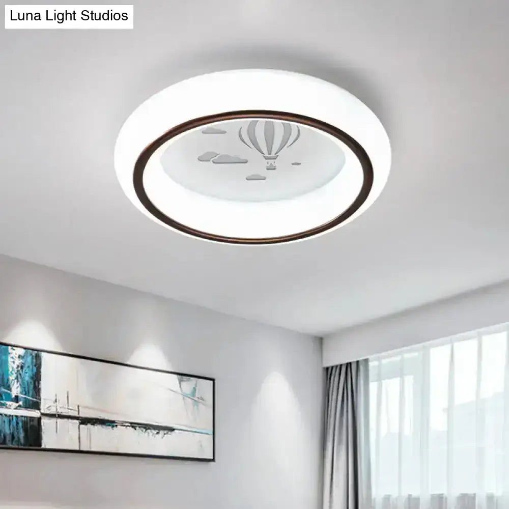 White Balloon Ceiling Light
