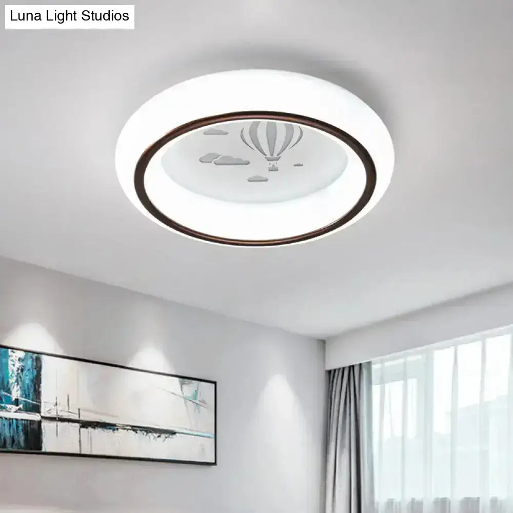 White Balloon Ceiling Light