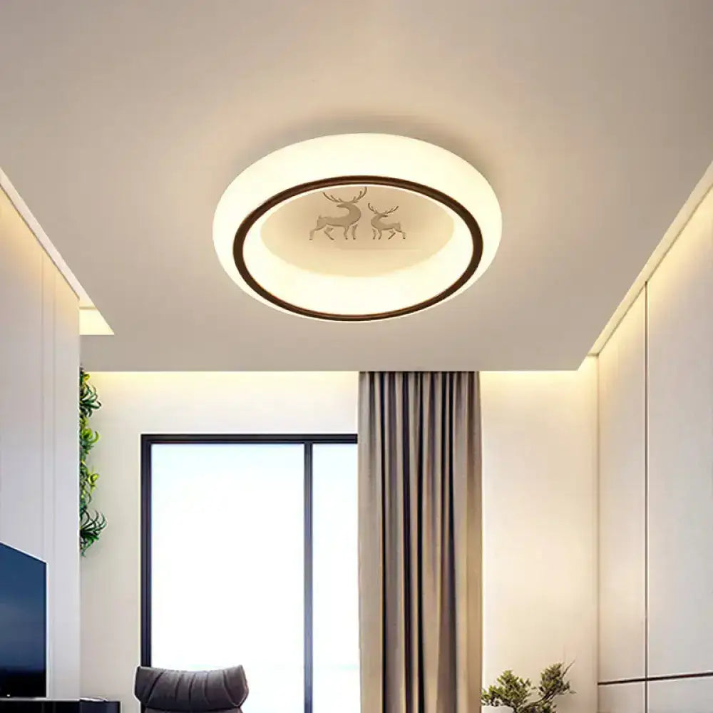 White Balloon Ceiling Light