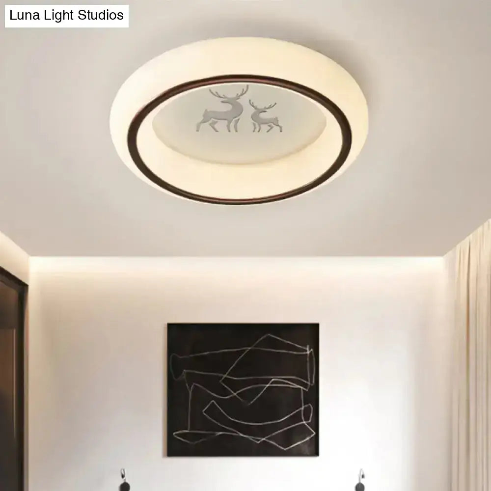 White Balloon Ceiling Light