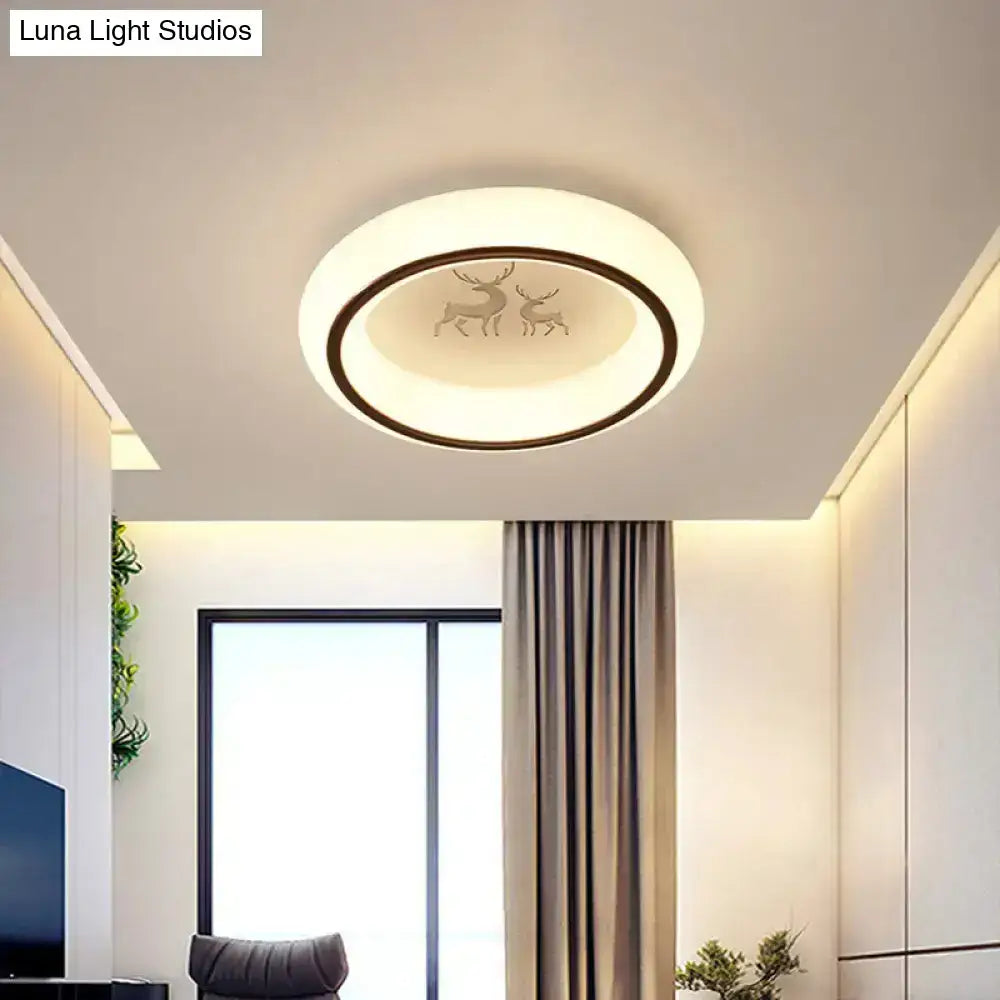 White Balloon Ceiling Light
