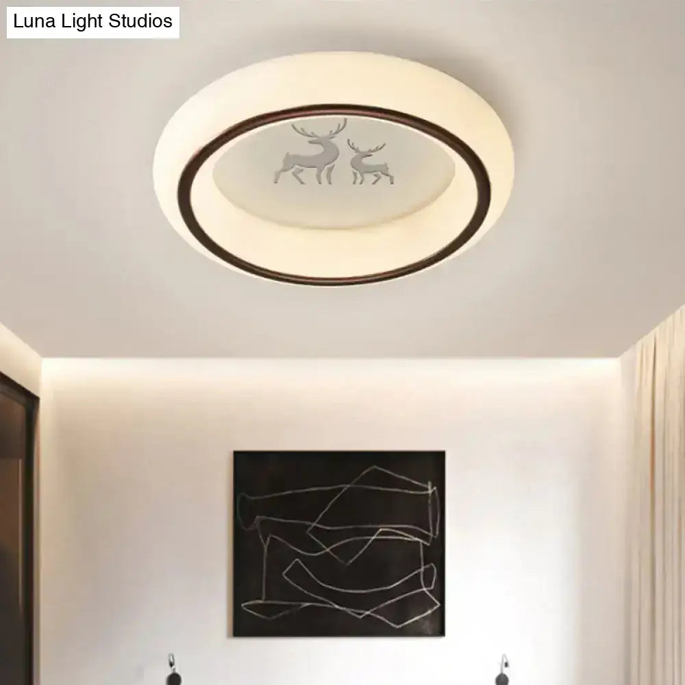 White Balloon Ceiling Light