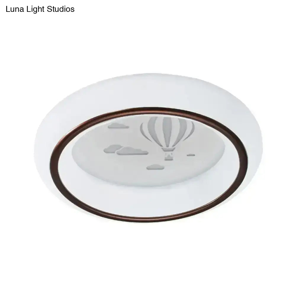 White Balloon Ceiling Light