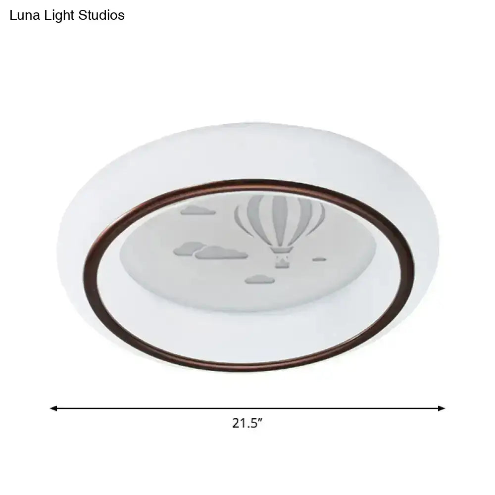 White Balloon Ceiling Light