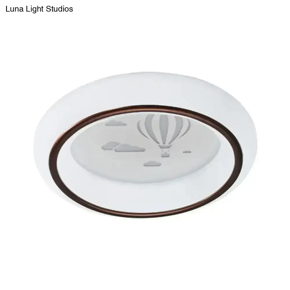 White Balloon Ceiling Light