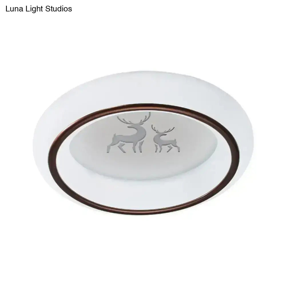 White Balloon Ceiling Light