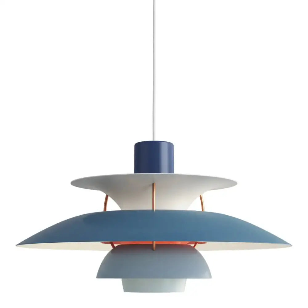 White Layered Pendant Light