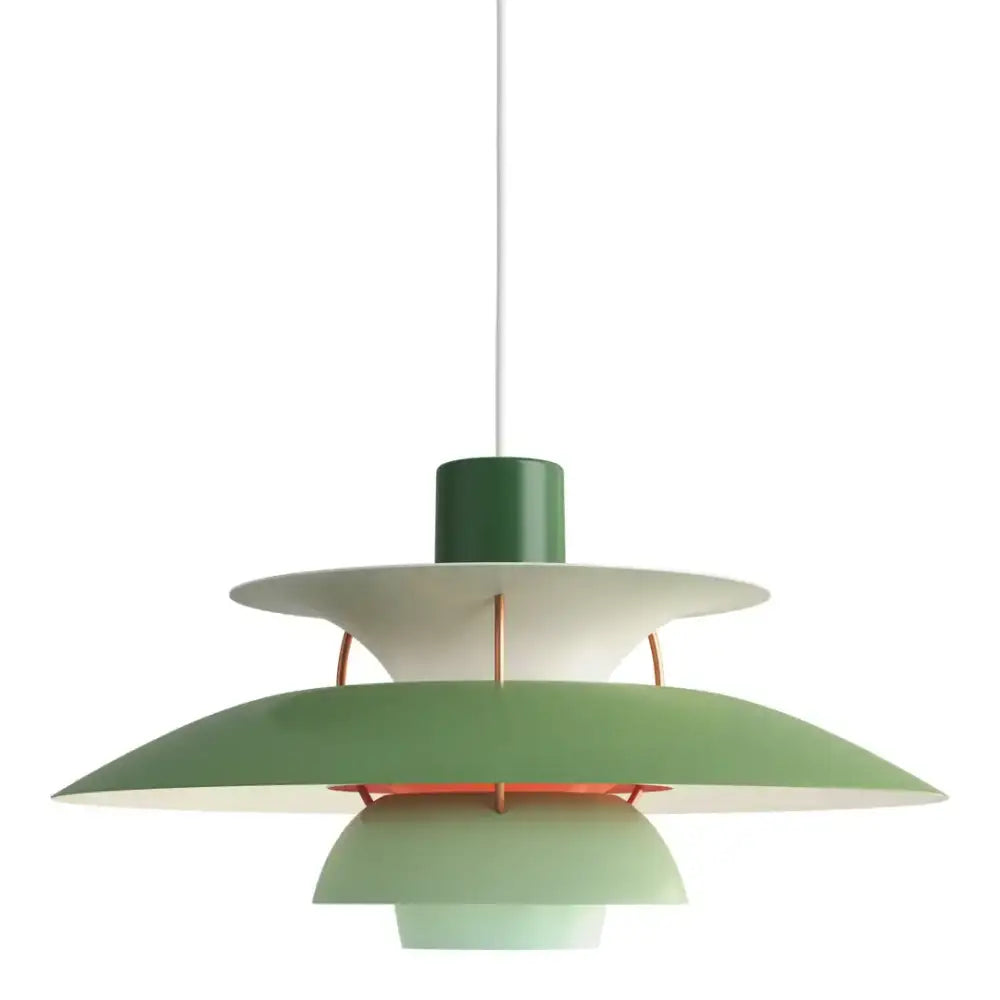 White Layered Pendant Light
