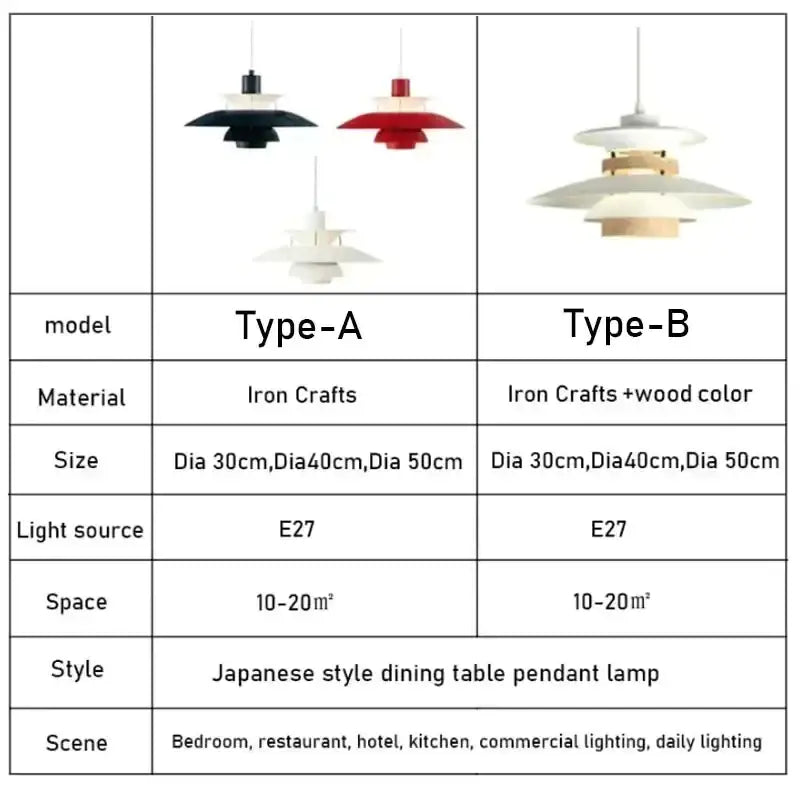 White Layered Pendant Light