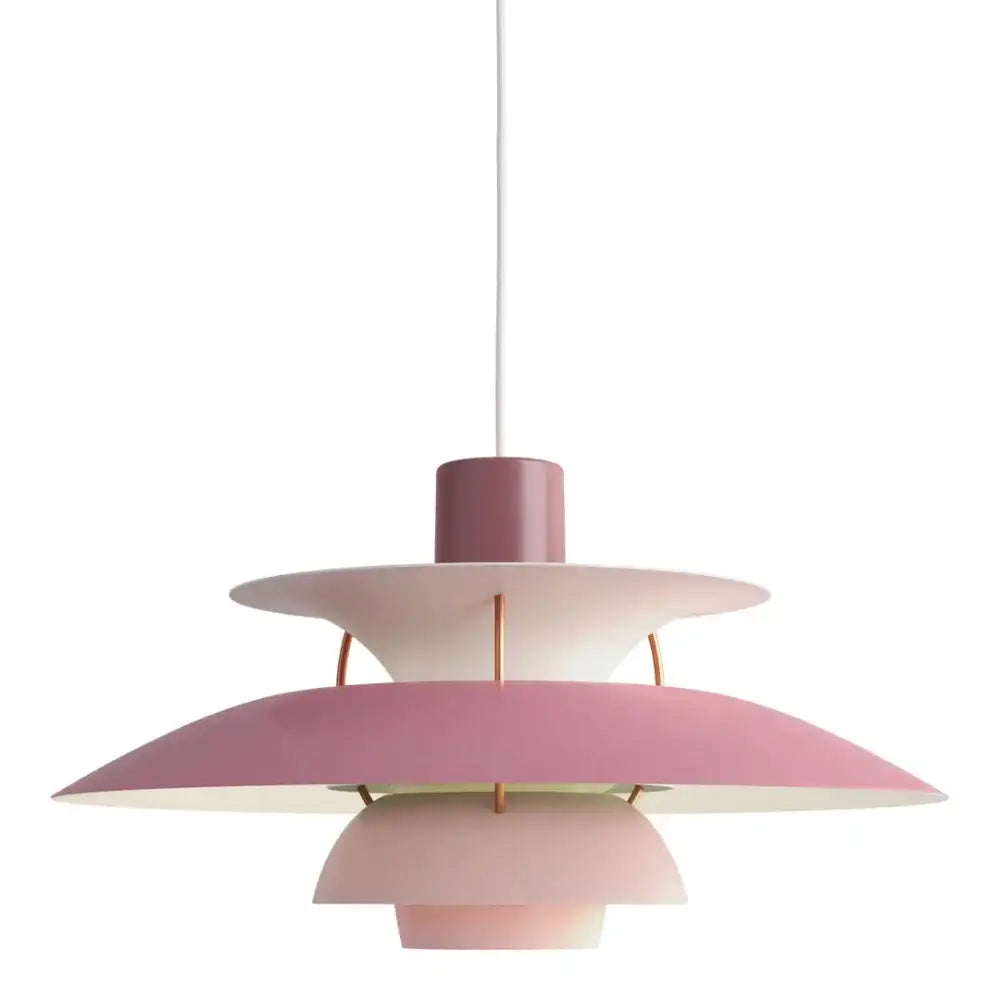 White Layered Pendant Light