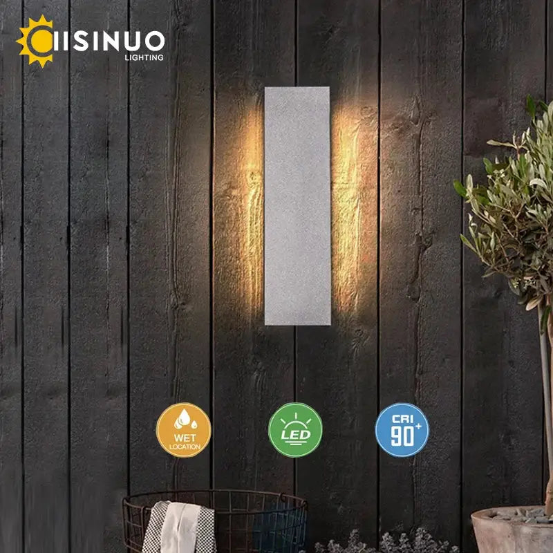 White Limestone Wall Light