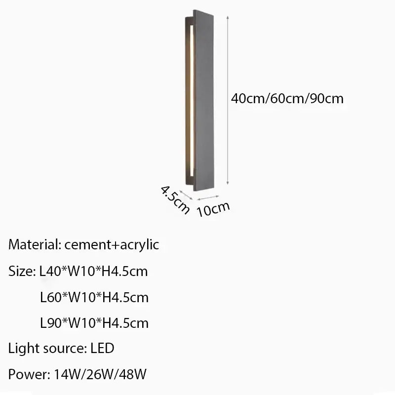 White Limestone Wall Light