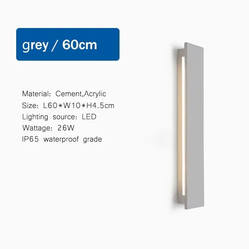 White Limestone Wall Light