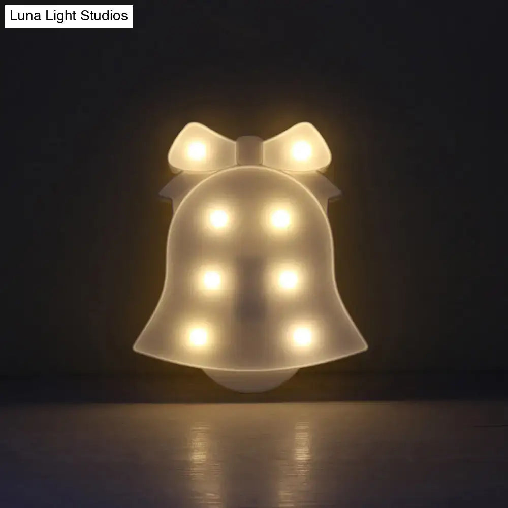 White Reindeer Nightstand Light
