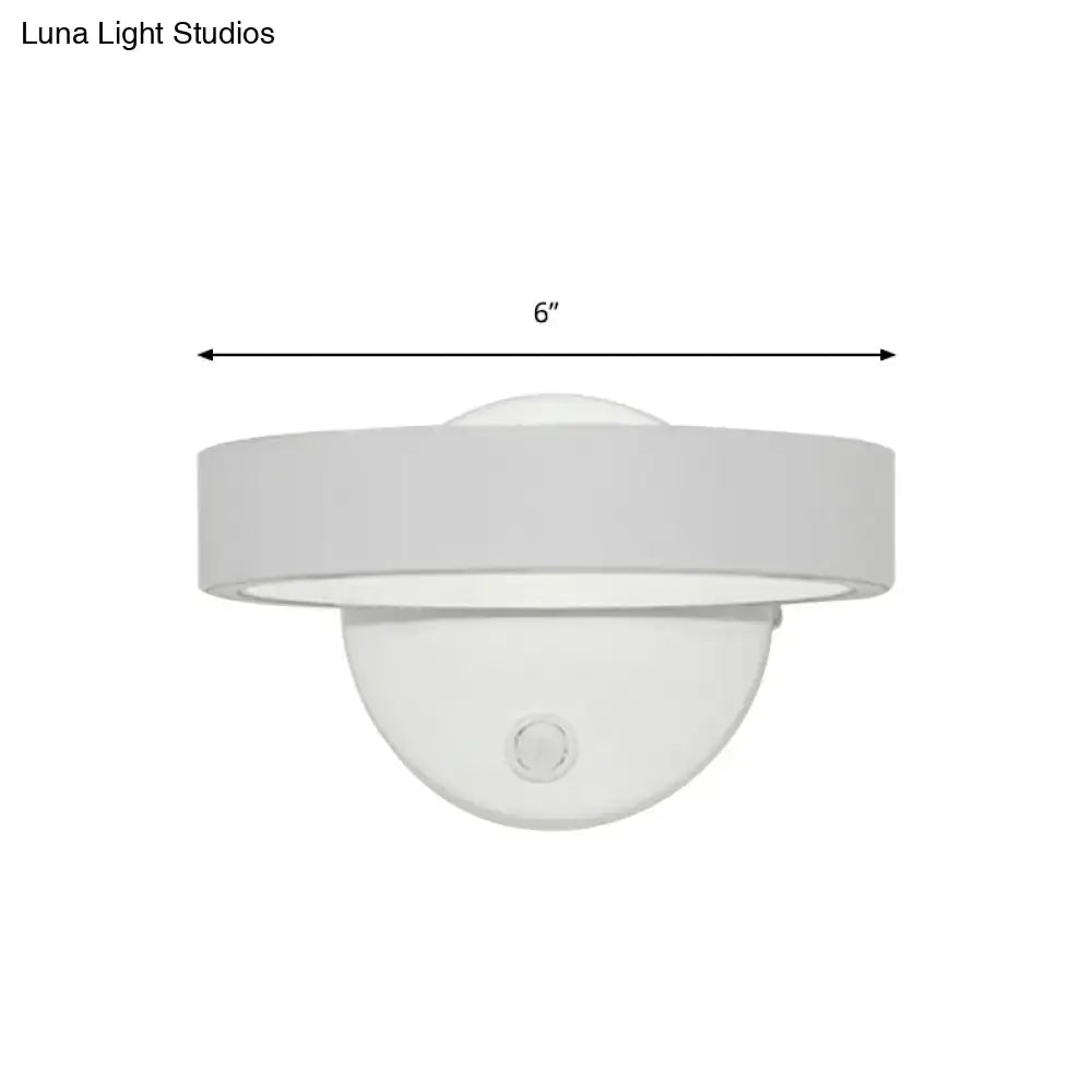 White LED Direct-Wired Wall Sconce