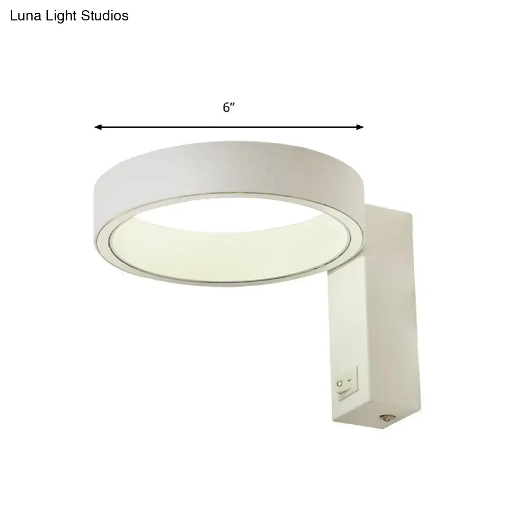 White LED Direct-Wired Wall Sconce