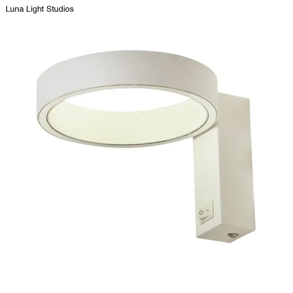 White LED Direct-Wired Wall Sconce