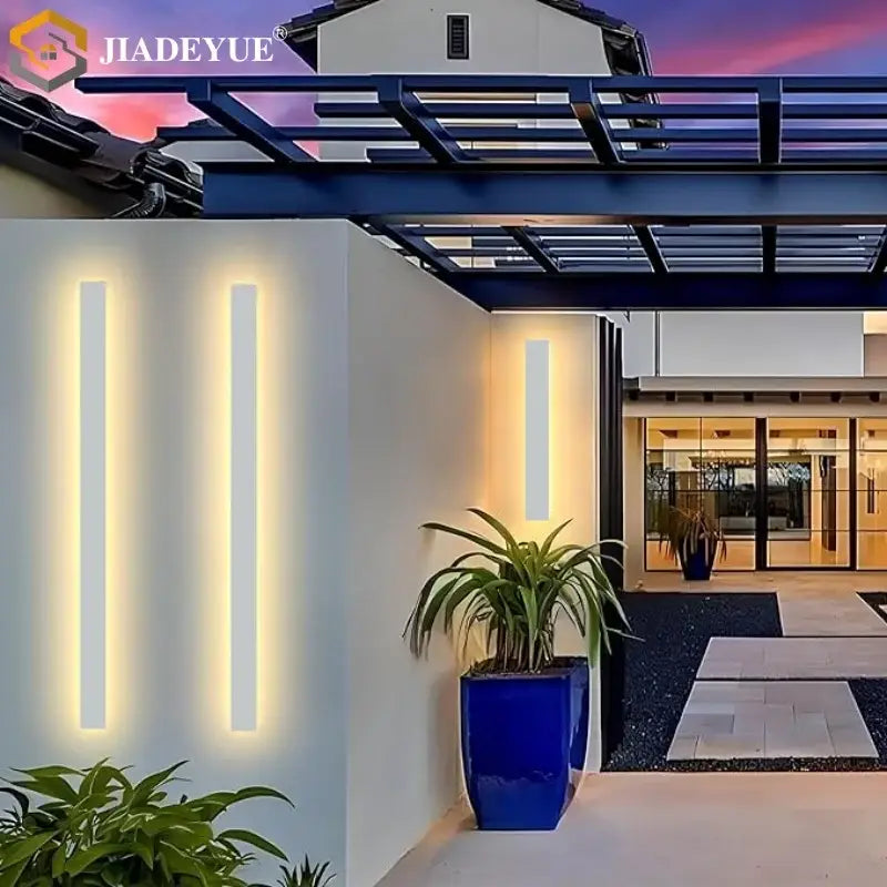 White LED Outdoor Sconce