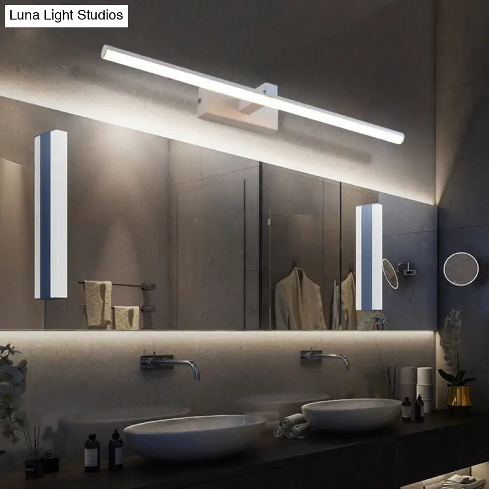 White Linear LED Vanity