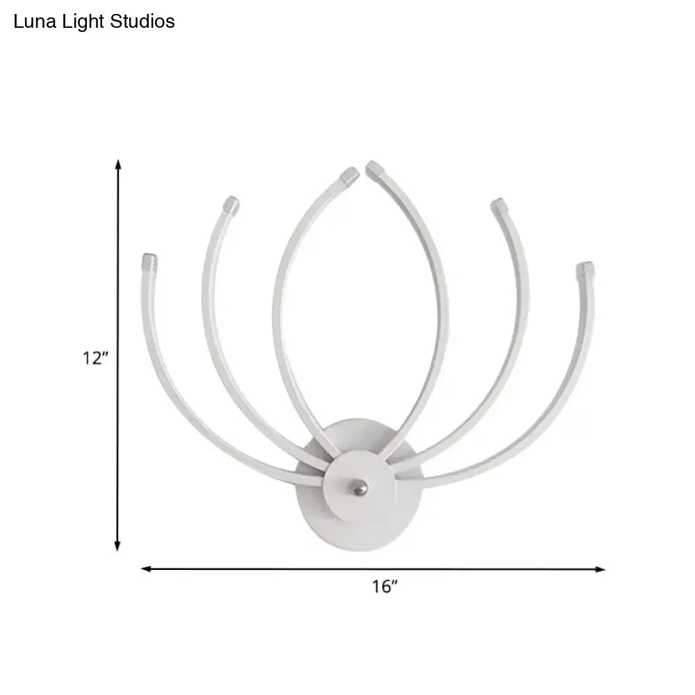 White Lotus Wall Sconce