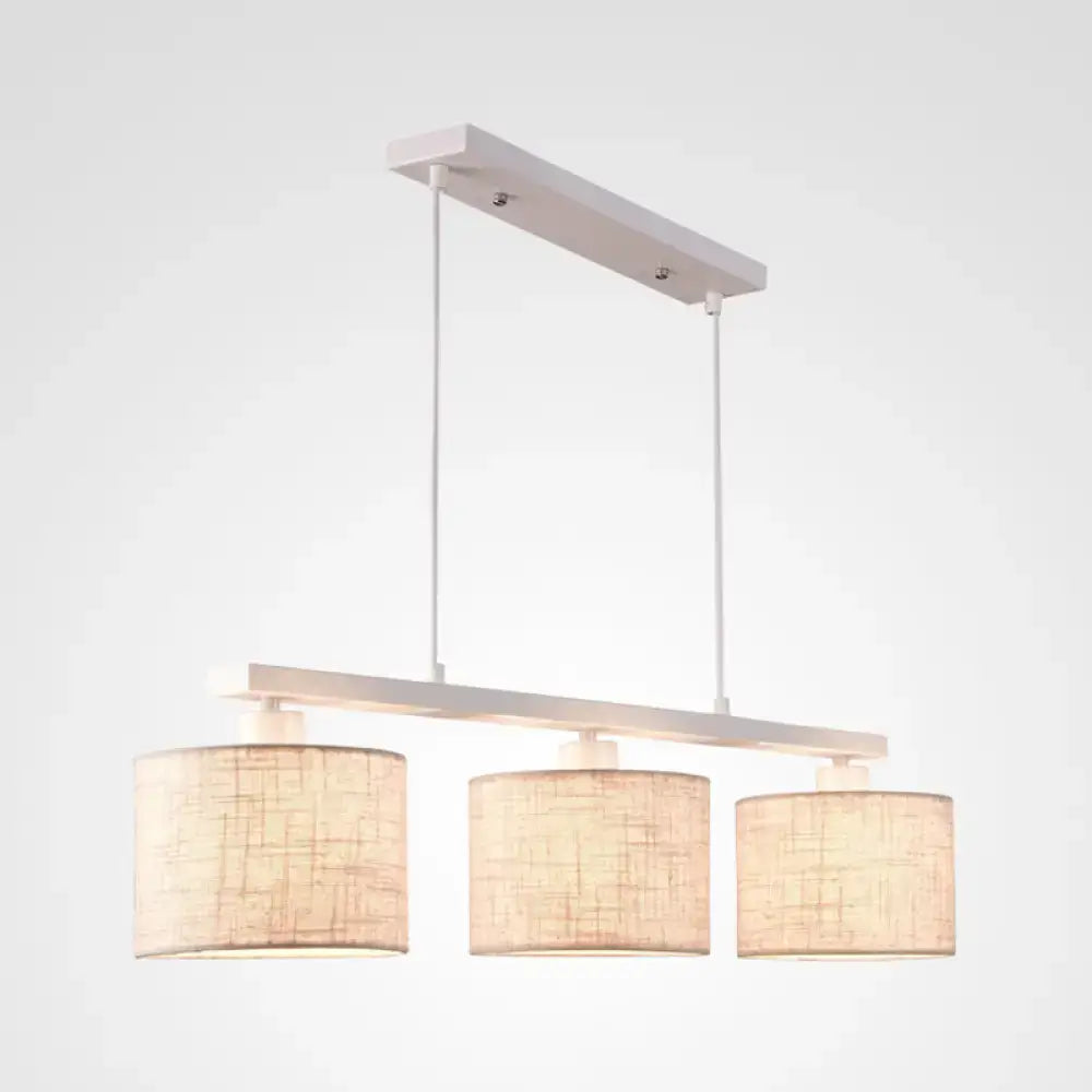 White Fabric Island Light