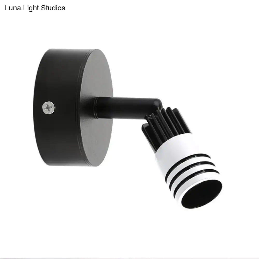 White Metal Wall Spotlight