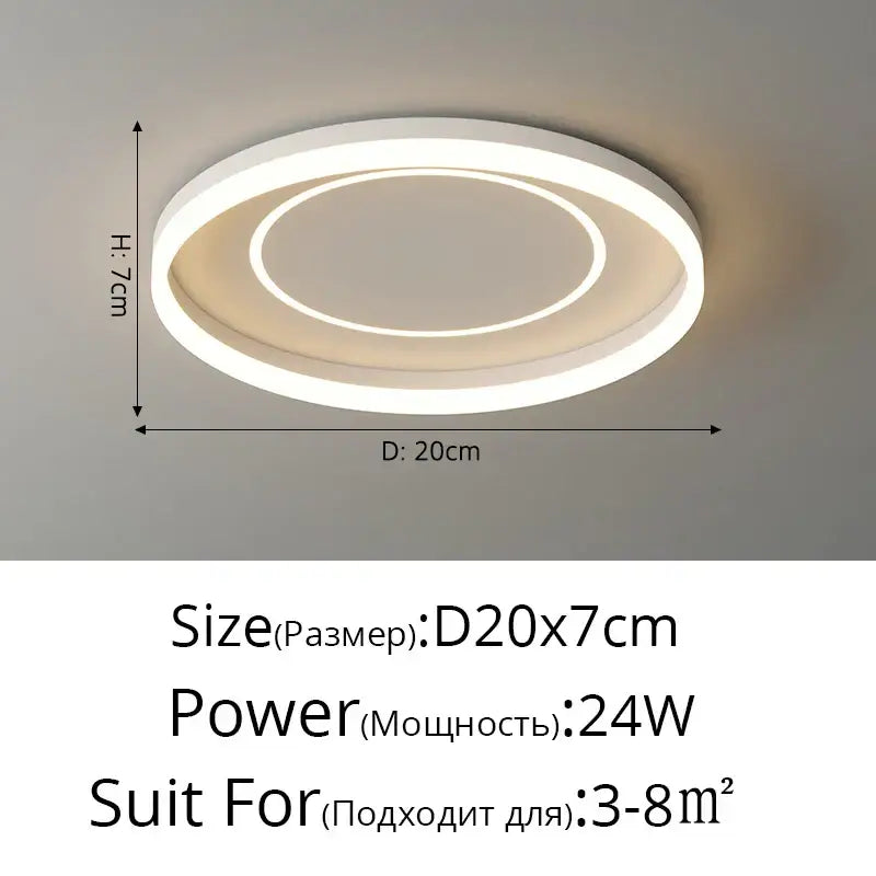 White Ceiling Light Strip
