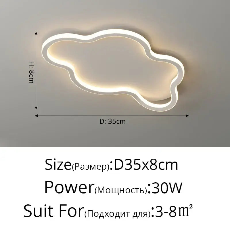 White Ceiling Light Strip